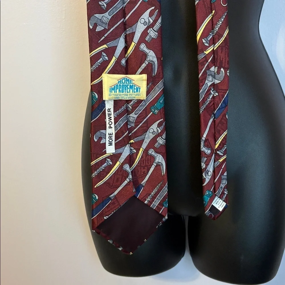 Home Improvement Vintage TV Show More Power Tool Time Necktie Tie